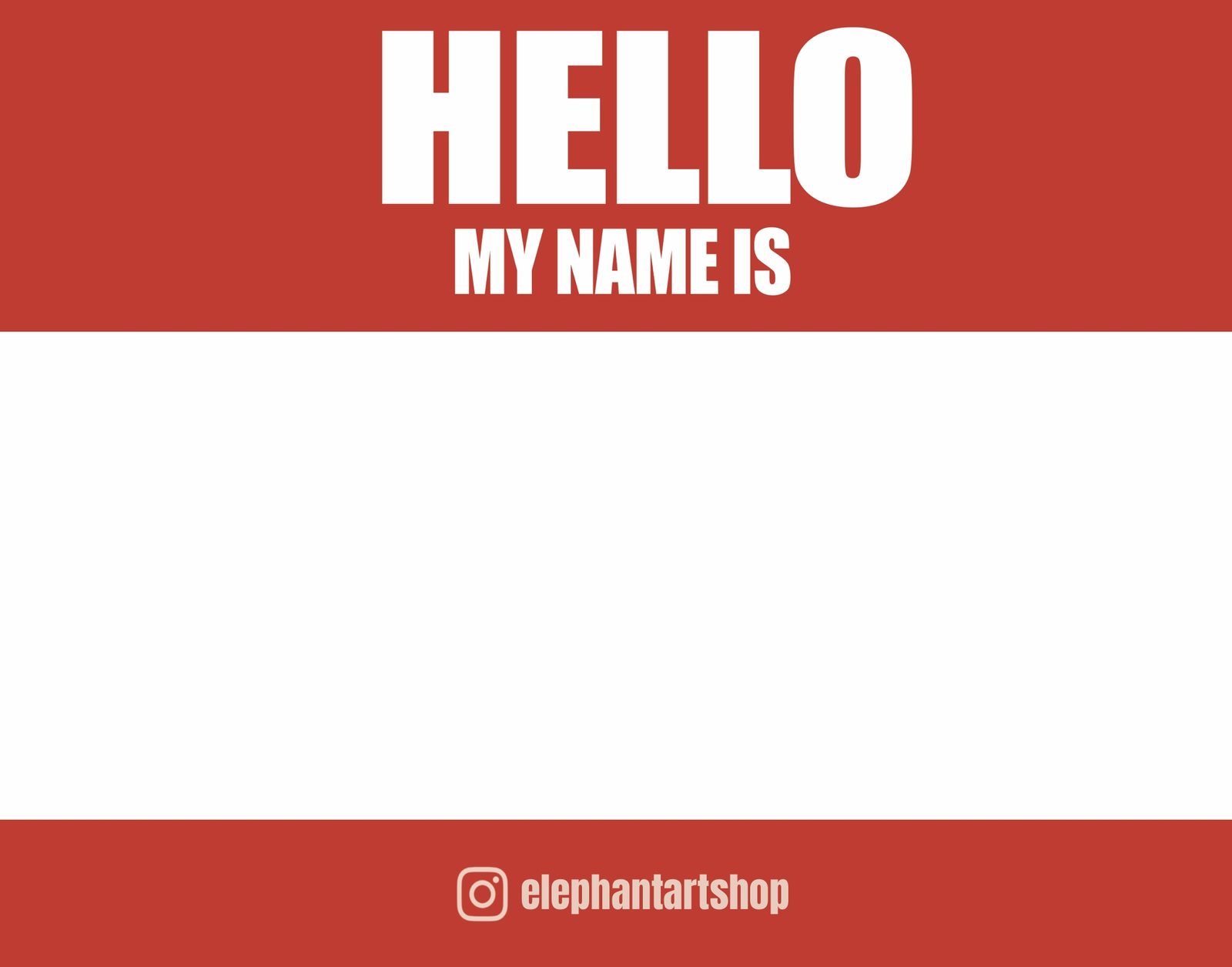 "HELLO My Name Is" Sticker