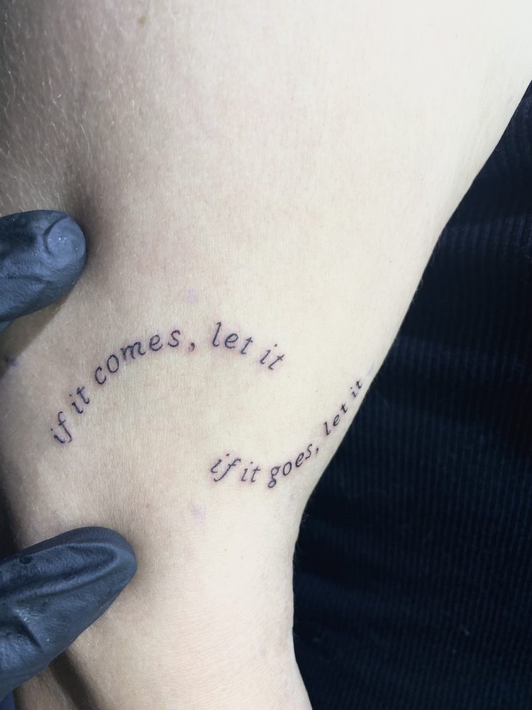 Yazı Dövmesi — Elephant Shop tattoo